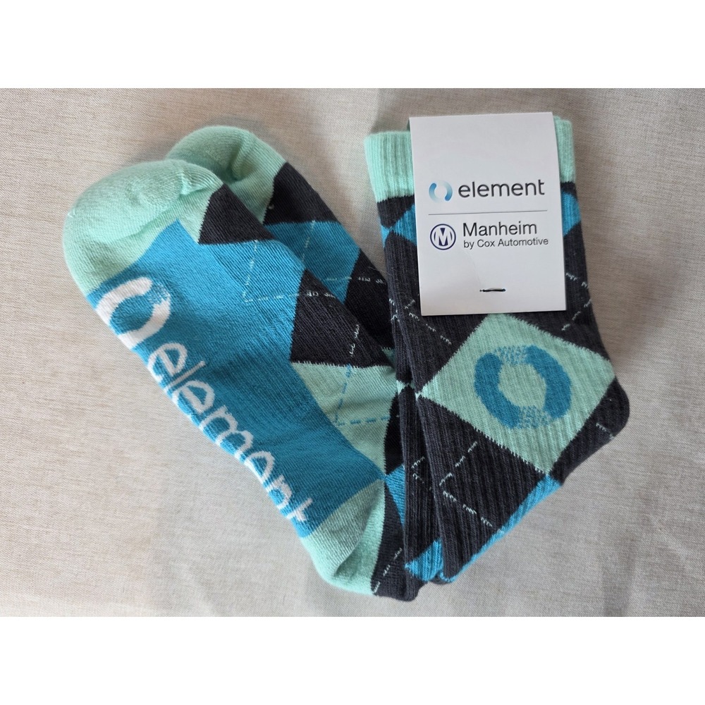 Sock Club Sicks Element Blue Argyle Manheim by Cox‎ Automotive